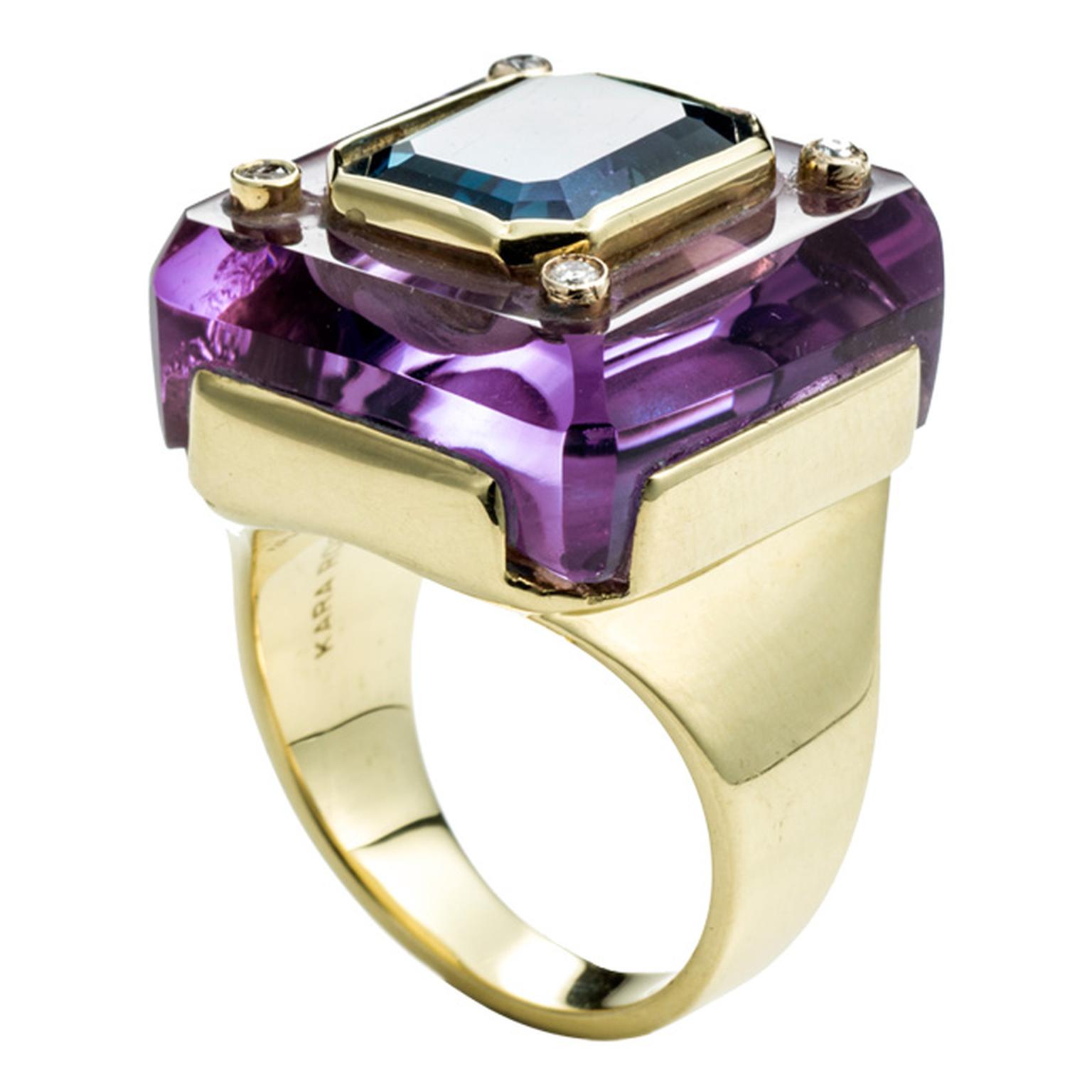 Kara Ross amethyst and blue topaz ring_20140110_Main