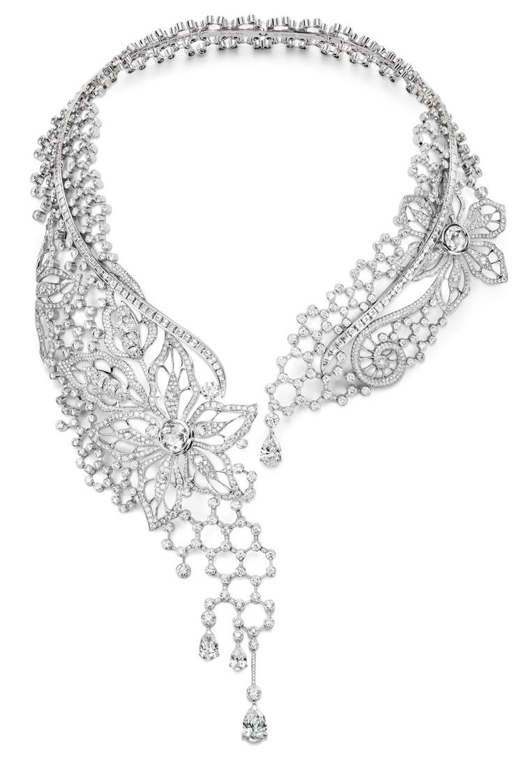 Piaget Couture Pre´cieuse necklace Diamond Embroidery Inspiration