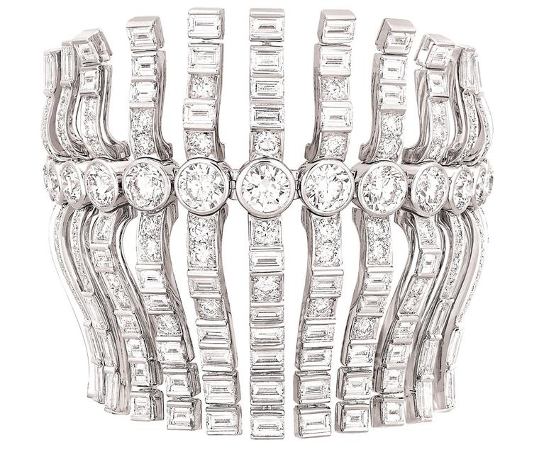 Chanel Manchette Franges Swing diamond bracelet