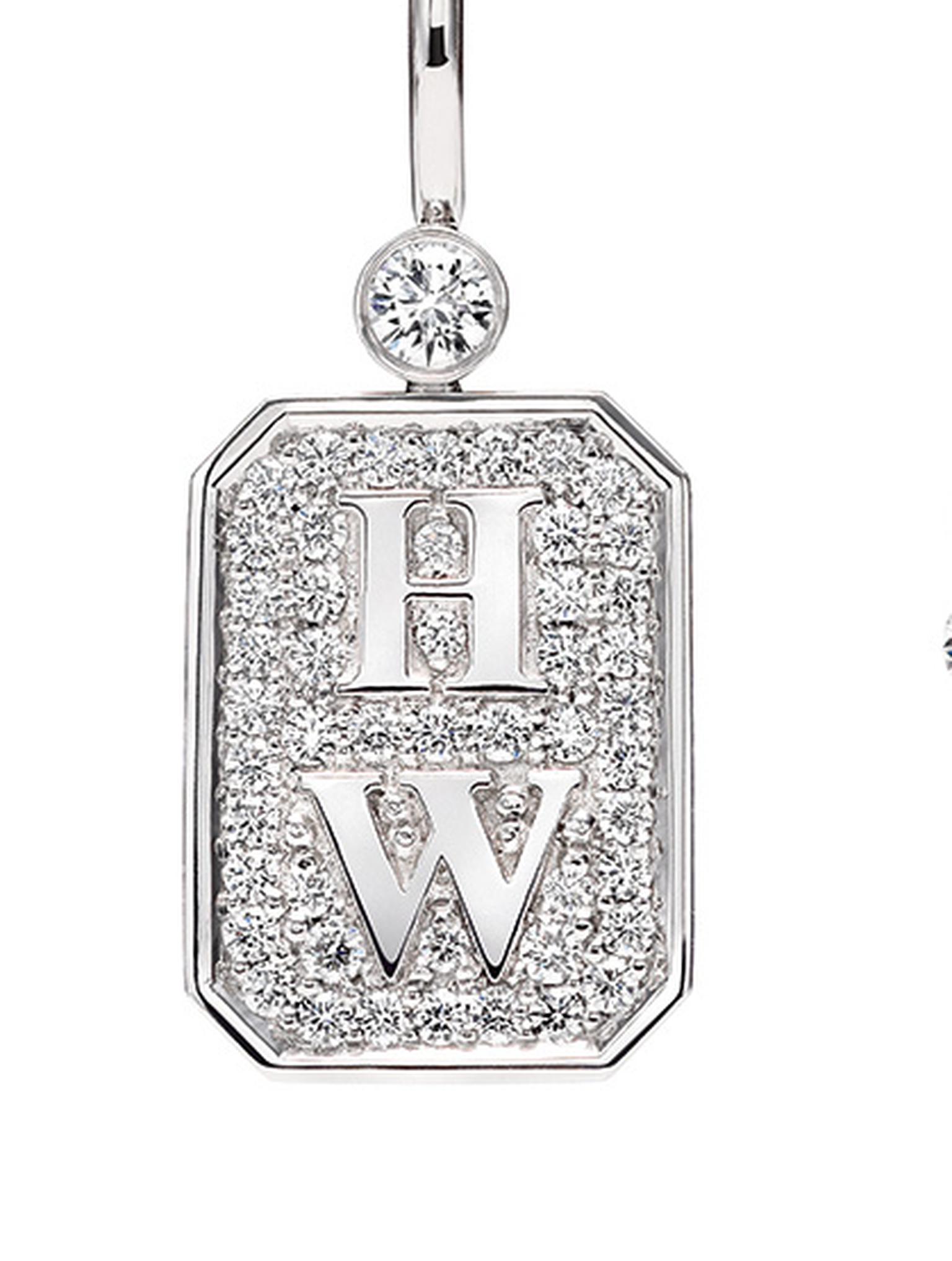 Engagement Ring Charm in Platinum | Harry Winston