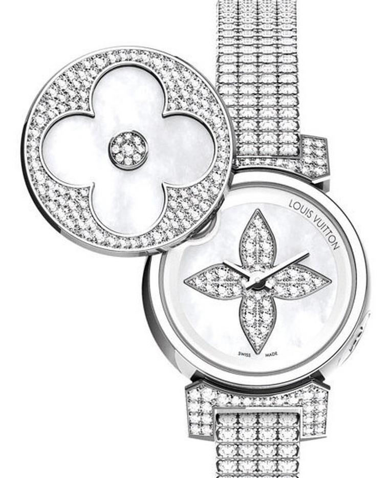 Louis Vuitton Secret White Gold Diamond Womens Watch