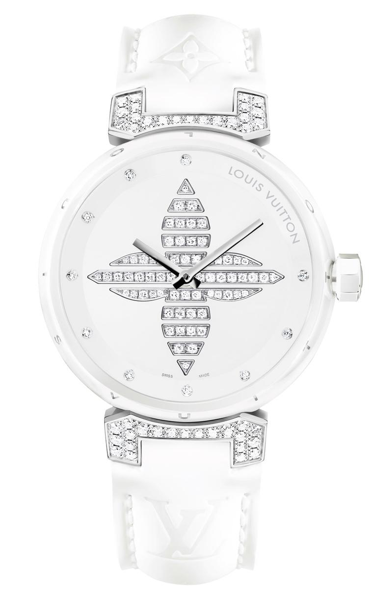 Louis Vuitton Vintage - Diamond Tambour Forever - Silver Black