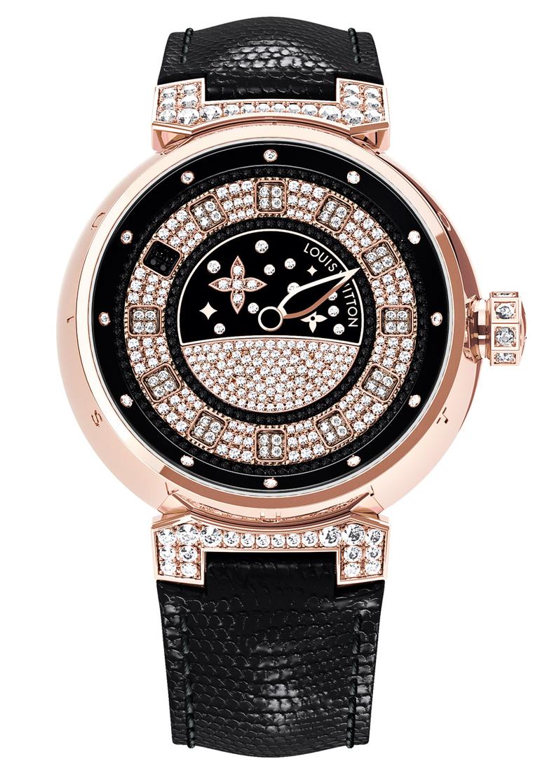 Louis Vuitton - Tambour with Exquisite Rose Gold and White Flower Desi –  Every Watch Has a Story