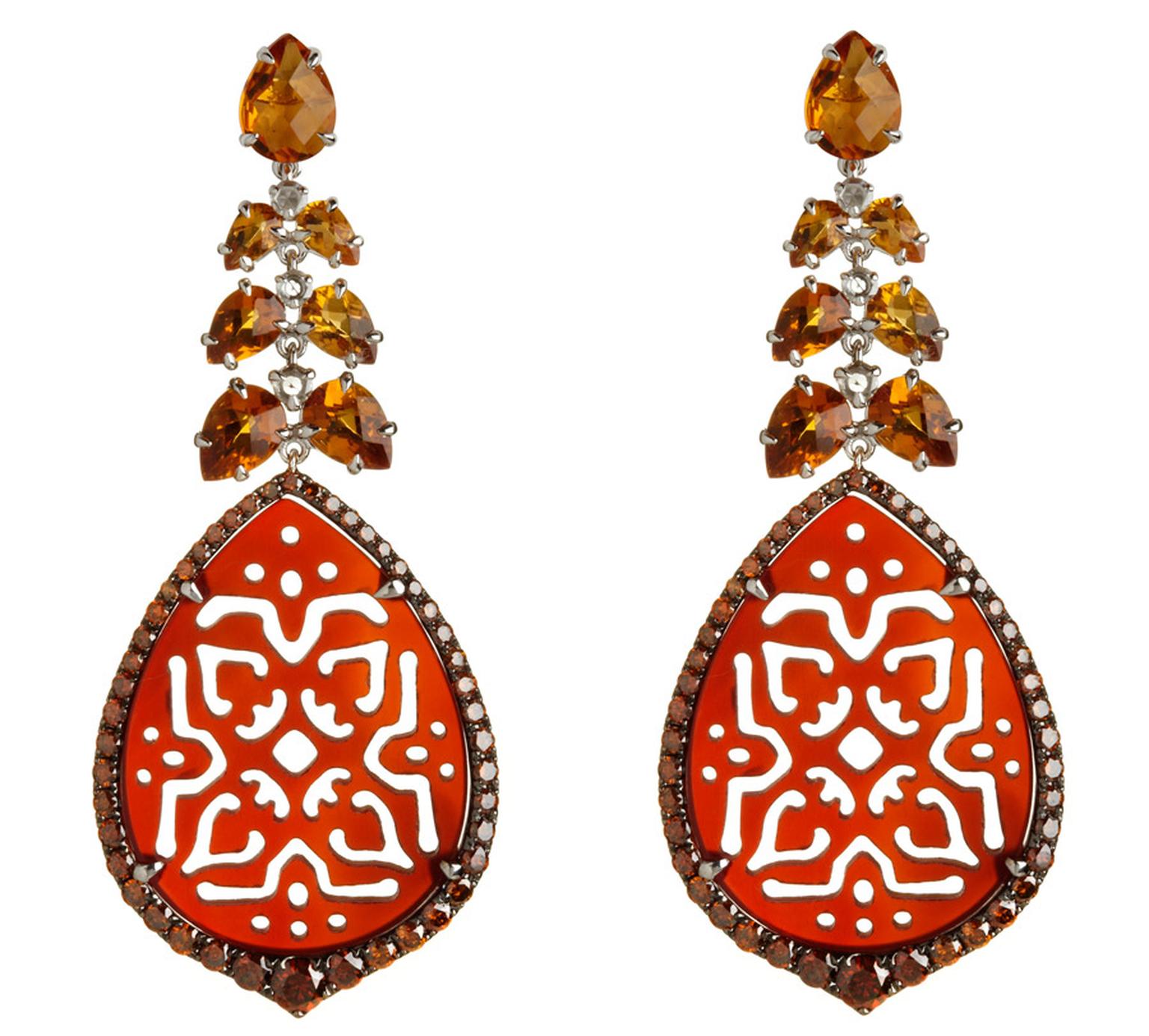 Annoushka-Alhambra-18ct-white-gold-diamond-citrine-and-agate-earrings