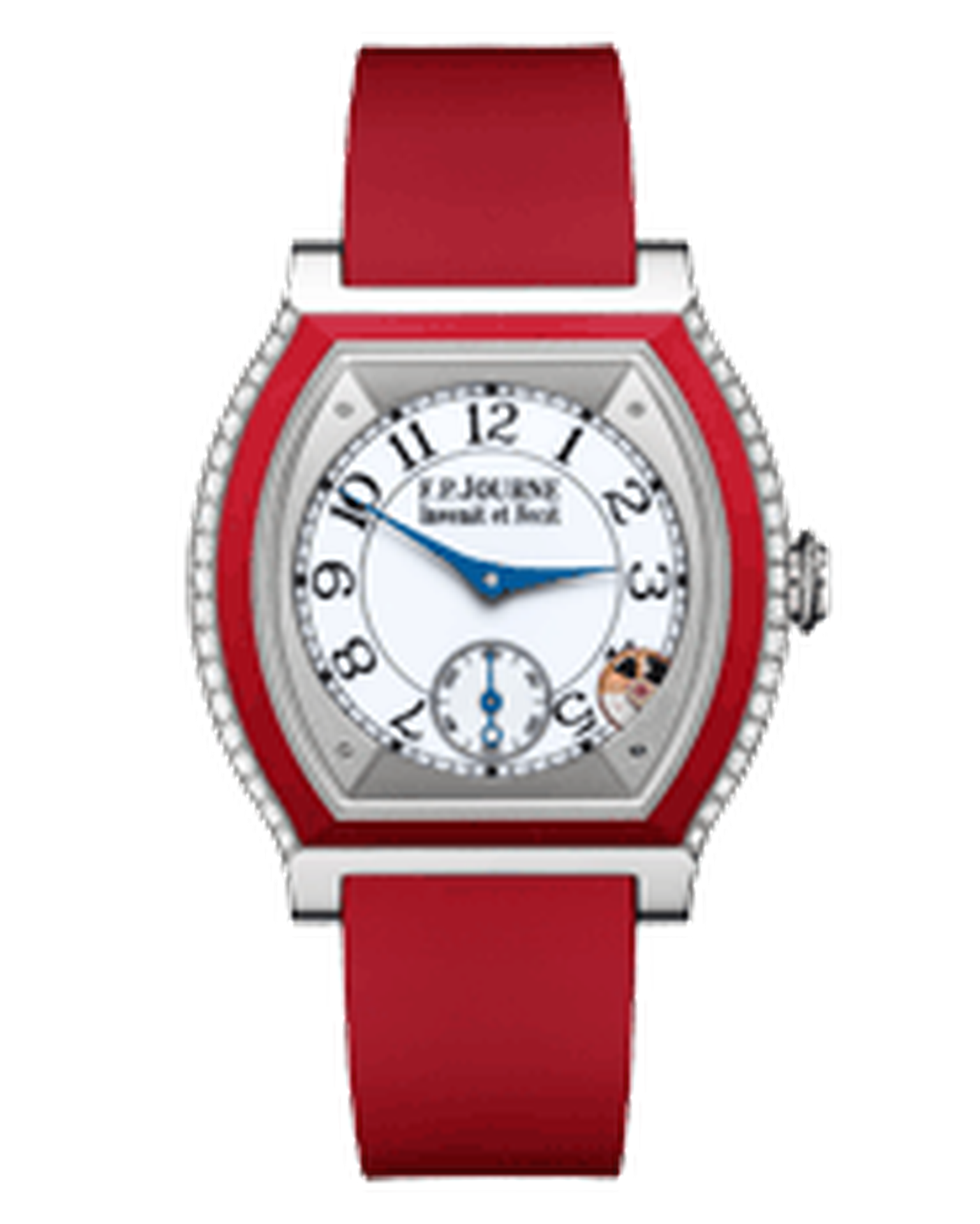 F.P.Journe Élégante watch in titanium and red rubber_20140220_Thumbnail