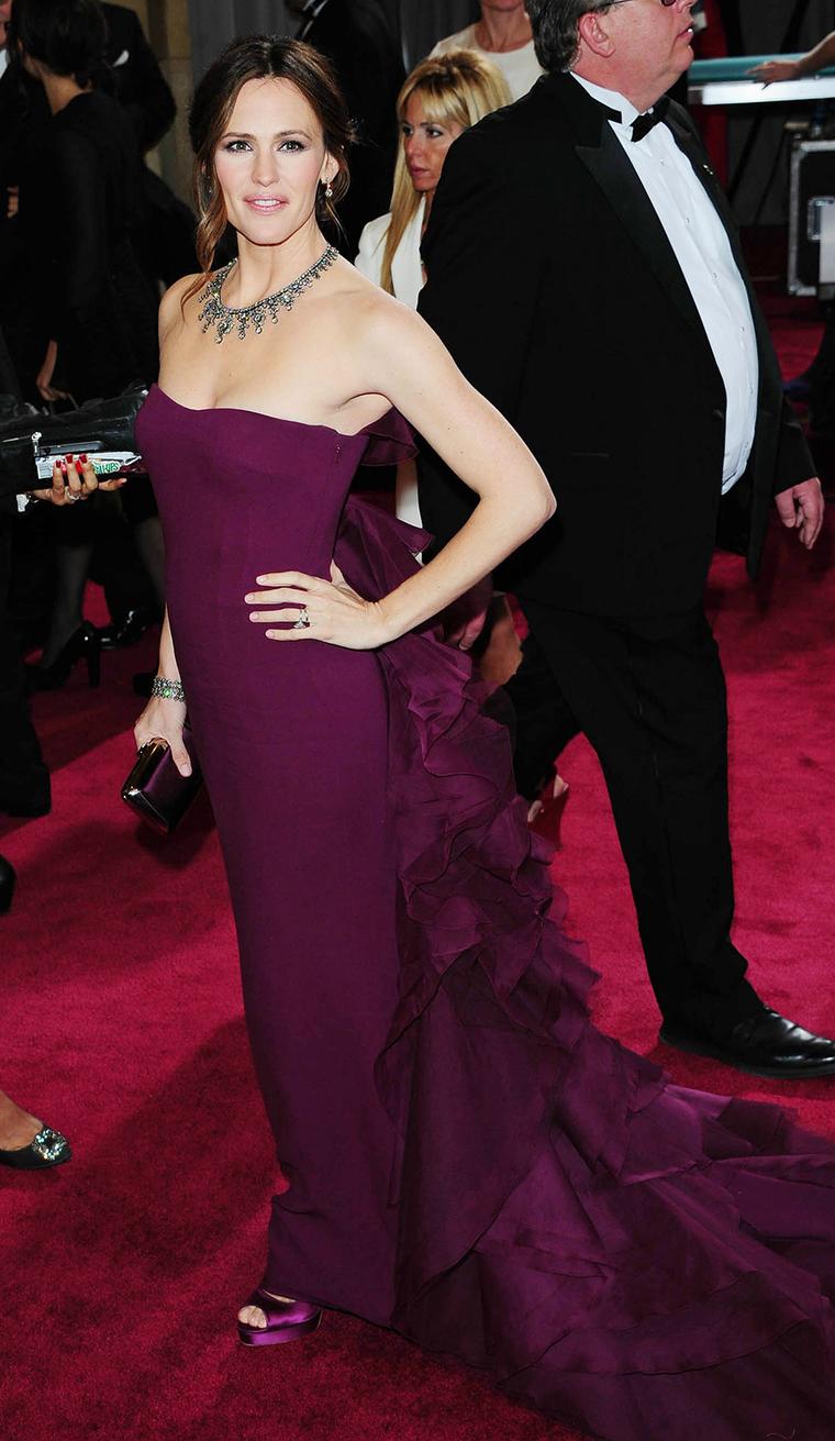 Jennifer Garner at the Academy Awards 2013 in a vintage Neil Lane necklace, set with almost 200ct of diamonds