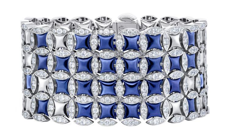 Louis Vuitton on X: Blue moon. The sapphires and diamonds the