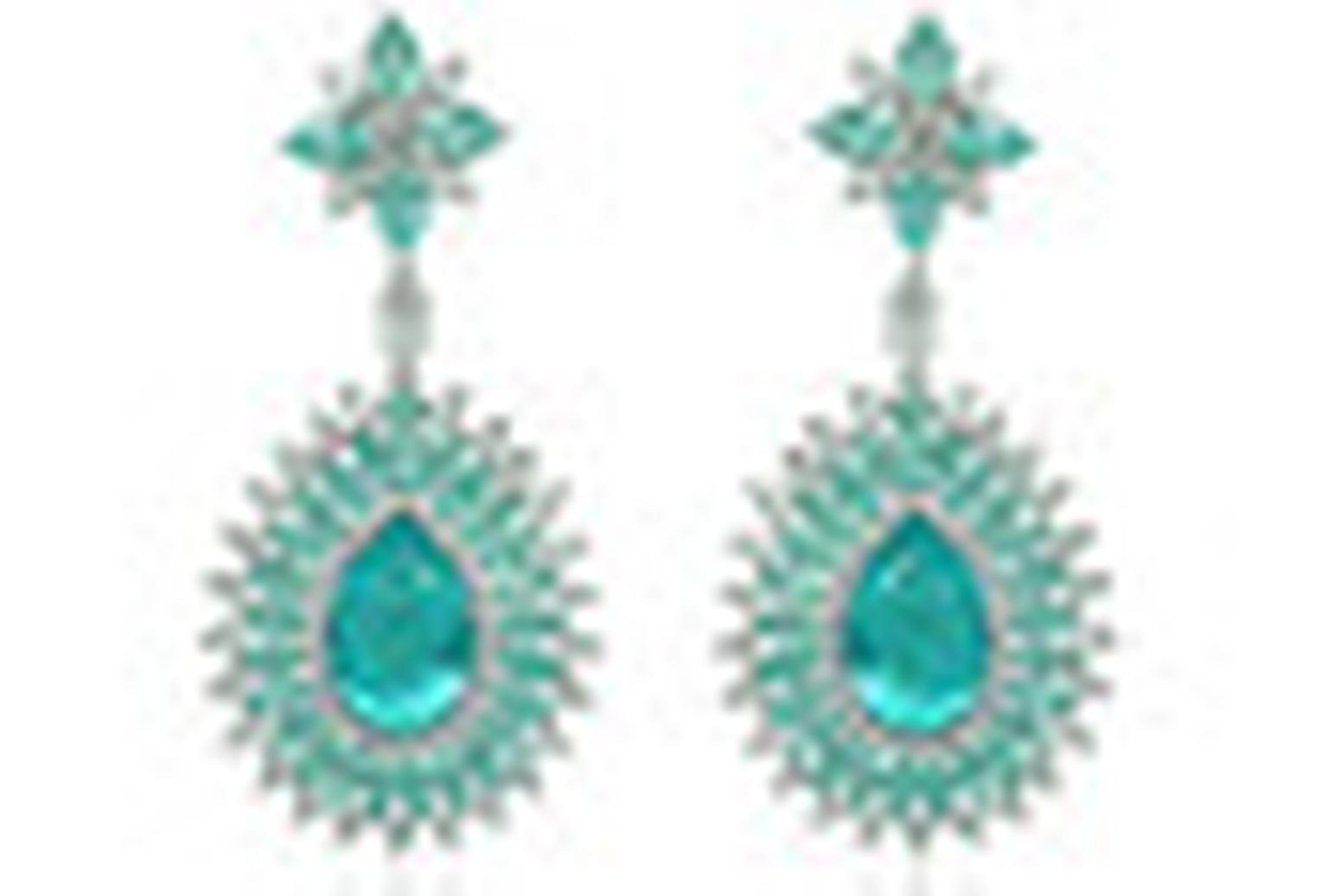 Sutra Paraiba earrings from Baselworld 2014