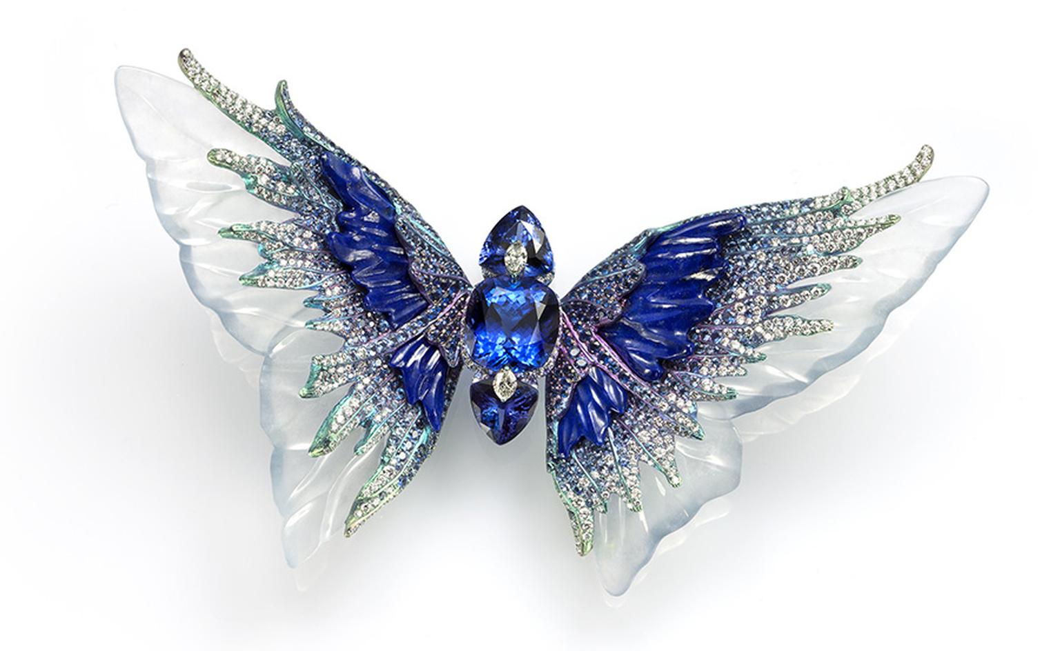 Butterfly Art-Deco Chanel Brooch