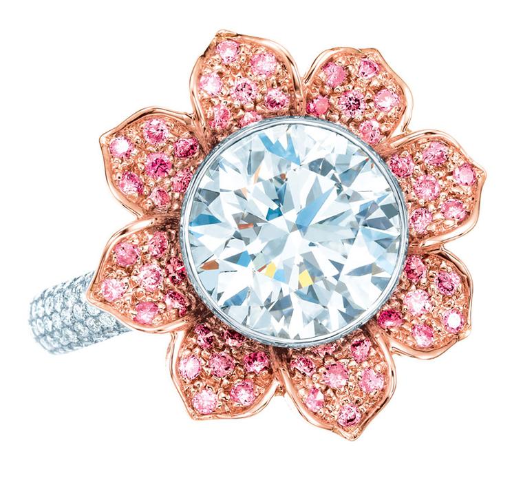 Tiffany-Pink-and-white-diamond-ring
