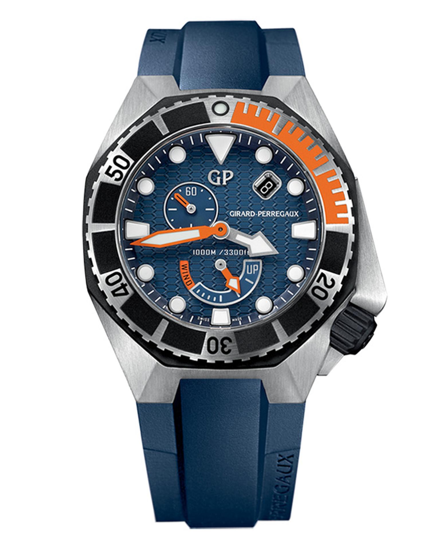 Girard-Perregaux Sea Hawk in steel & rubber _20140505_Main