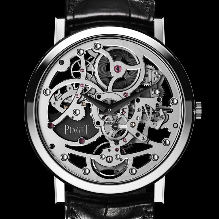 Ultra thin skeleton watch sales