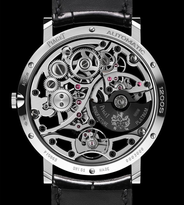 Slim sale skeleton watch