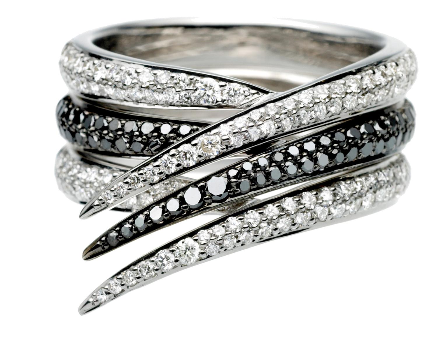 Shaun Leane Interlocking Diamond Ring Set Zoom