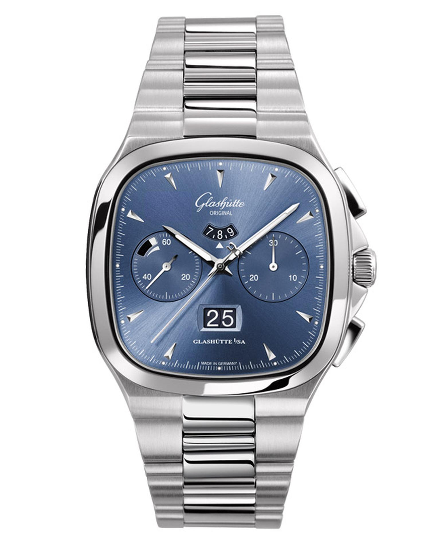 Glasshutte-Original-Seventies-Chronograph-Panorama-Date-watch-blue-Main
