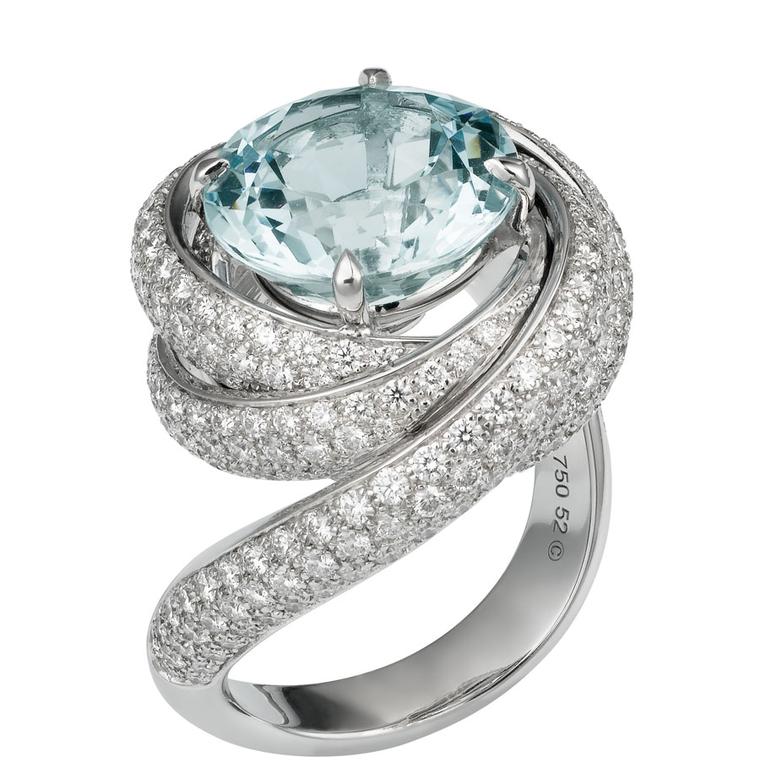 Platinum Emerald Cut Aquamarine Ring – Long's Jewelers