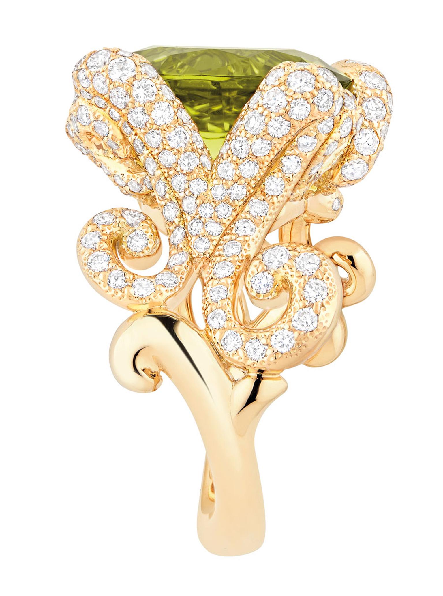 Dior-MA-BAGUE-RING-GREEN-YELLOW-TOURMALINE