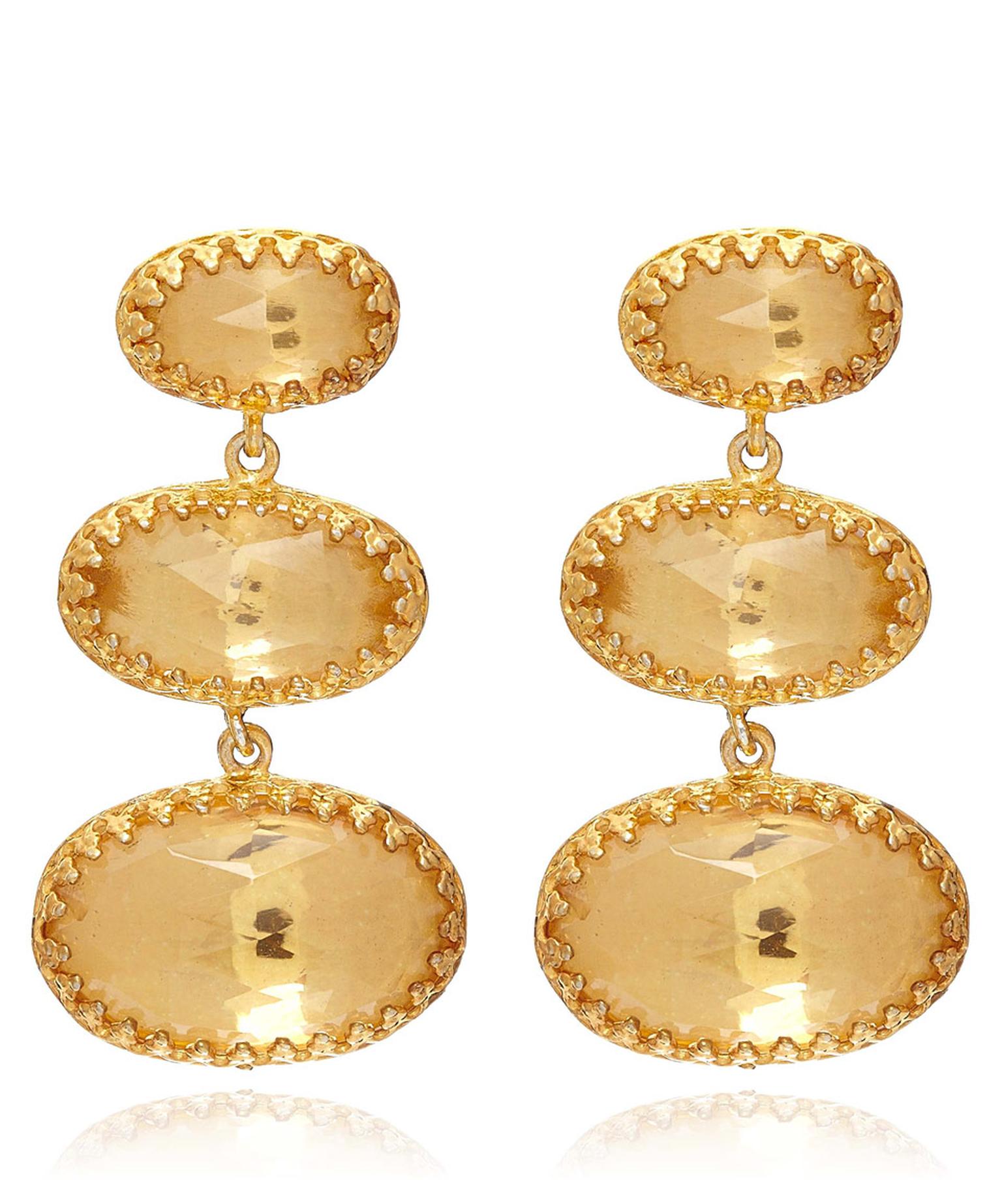 Larkspur & Hawk Gold -plated Tessa Drop Earrings