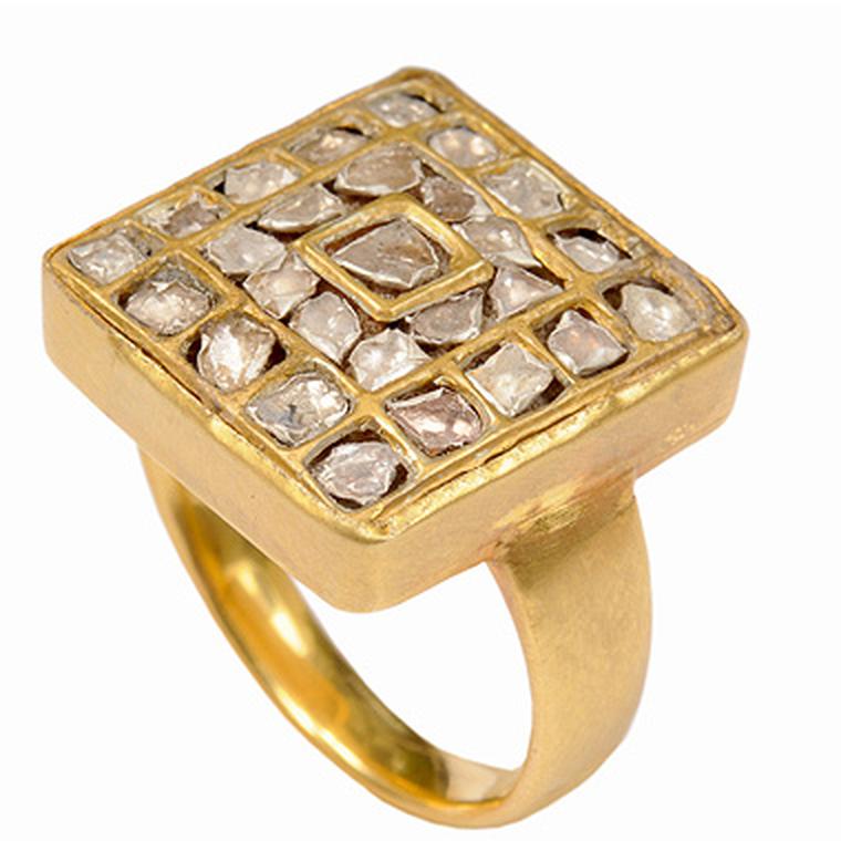 Pippa Small rough diamond ring