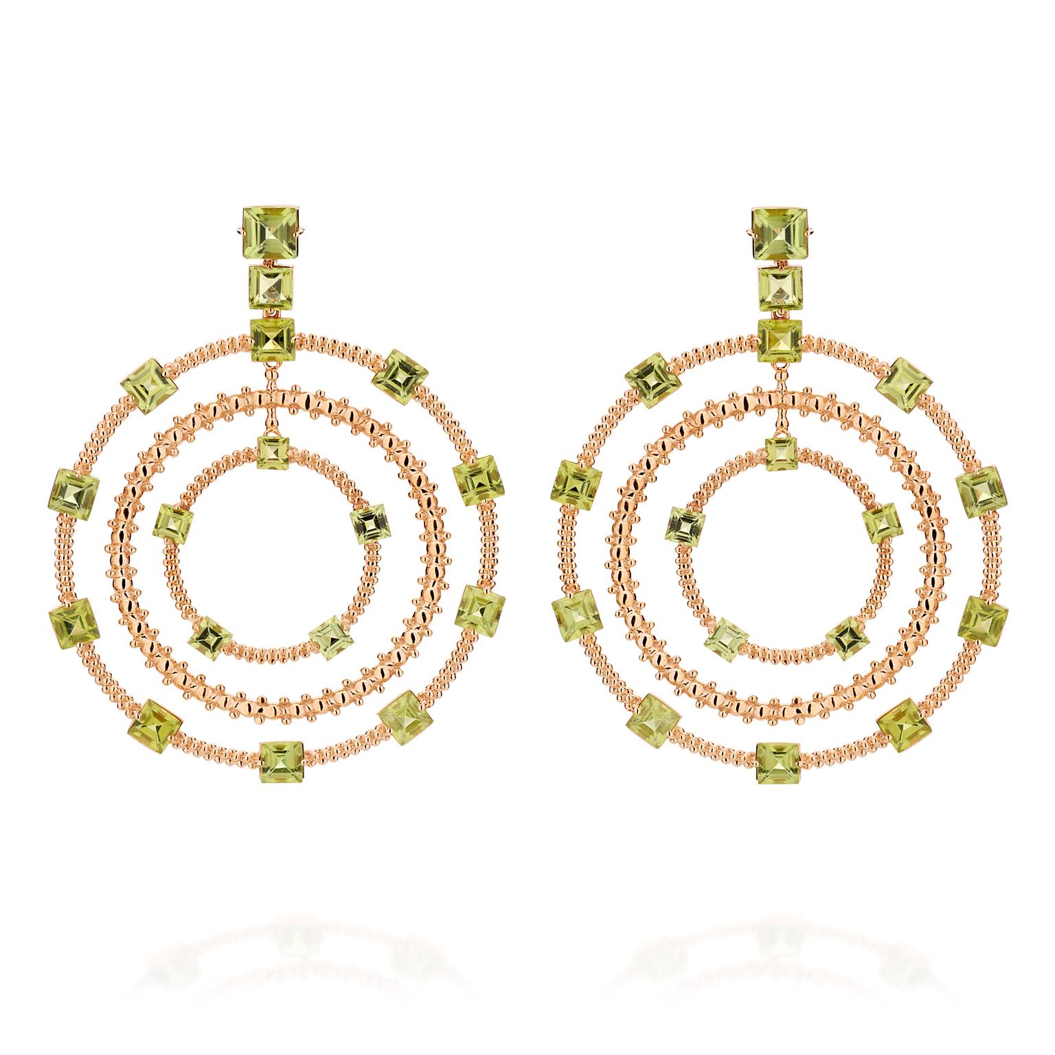 Carla Amorim Municipal peridot earrings 