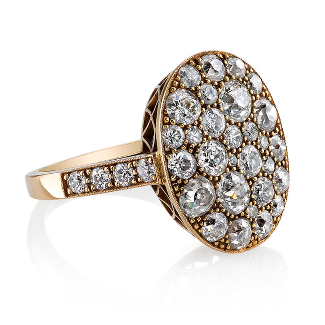 Stone and Strand ring BI