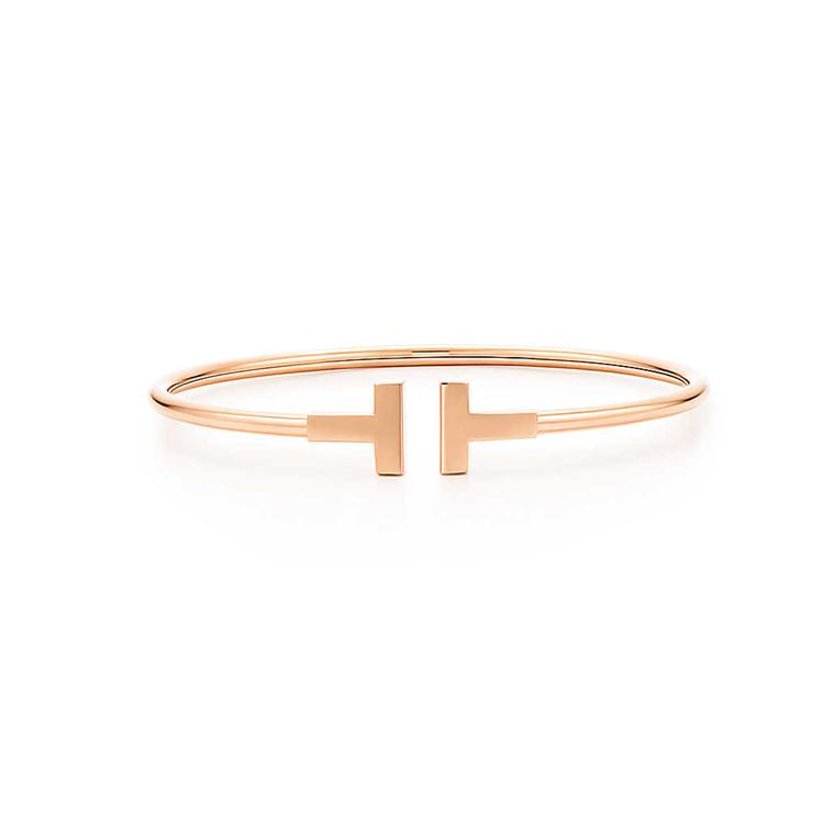 T bracelet in rose gold | Tiffany & Co. | The Jewellery Editor