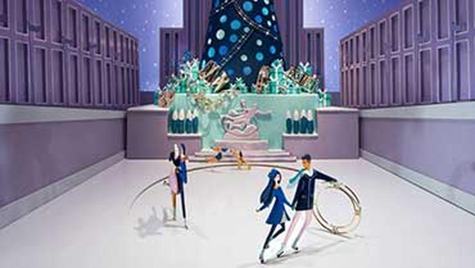 Tiffany Christmas windows