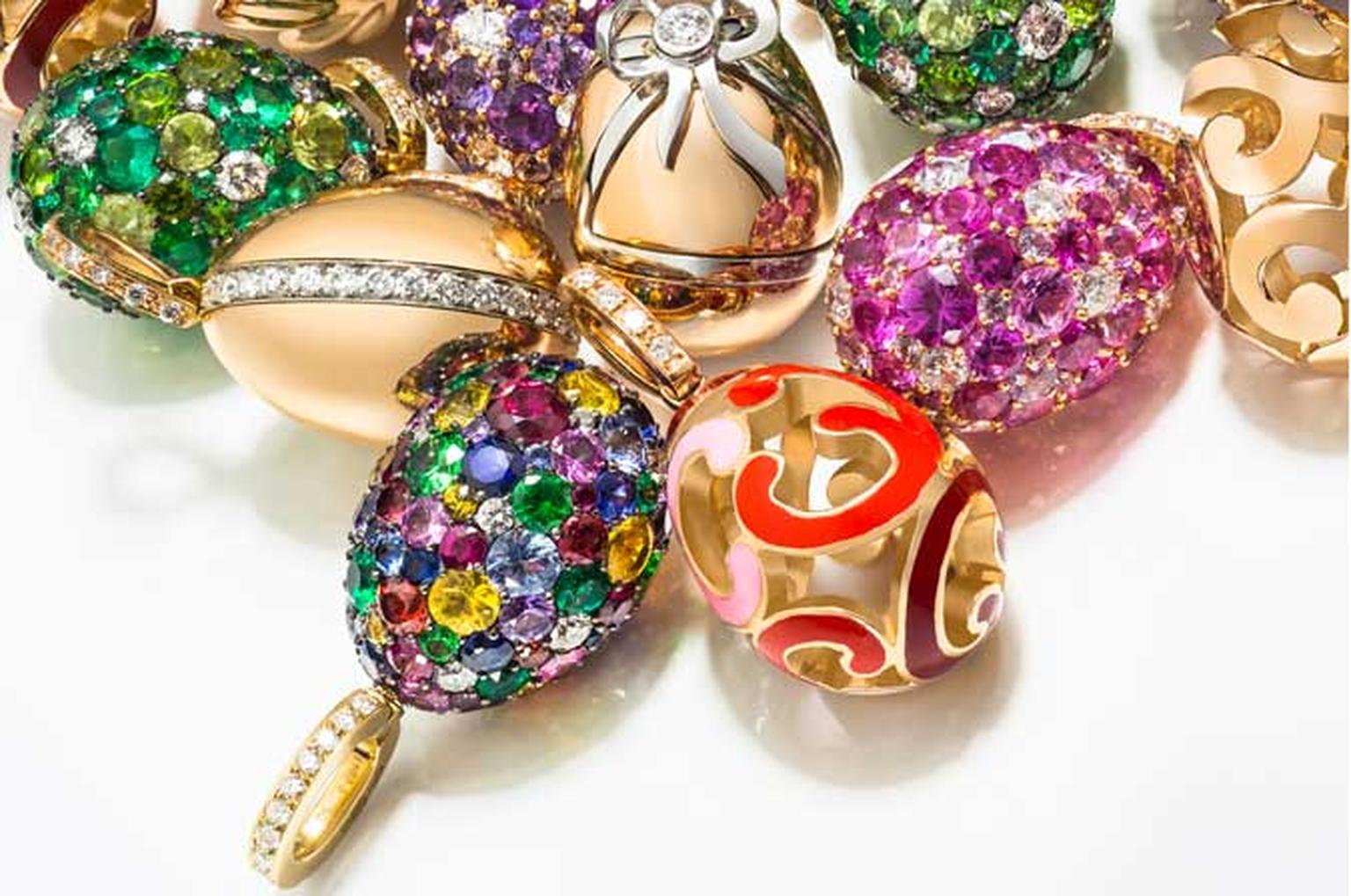 Faberge egg charms