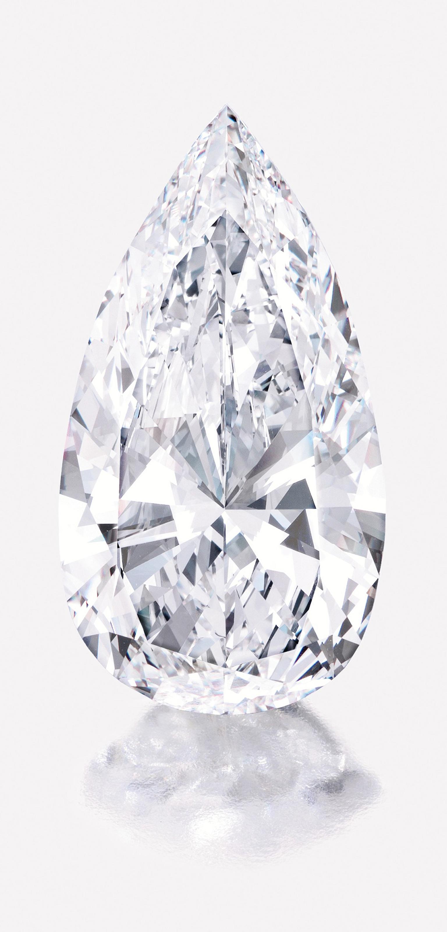 Lot387PearShapedDiamond