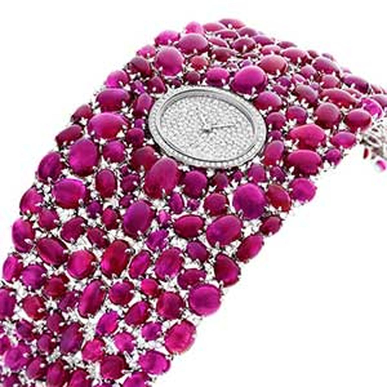 DeLaneau ruby watch