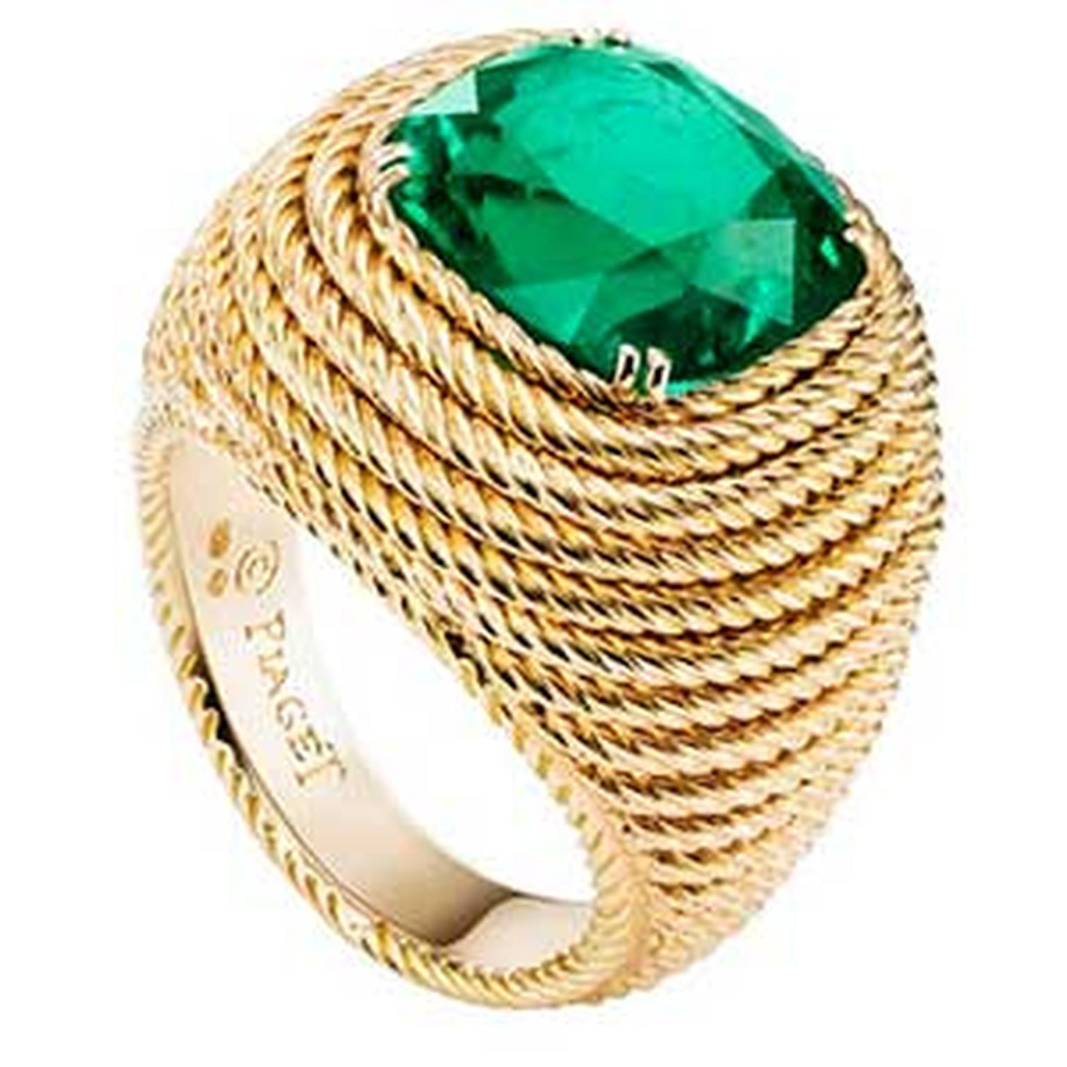 Piaget emerald ring