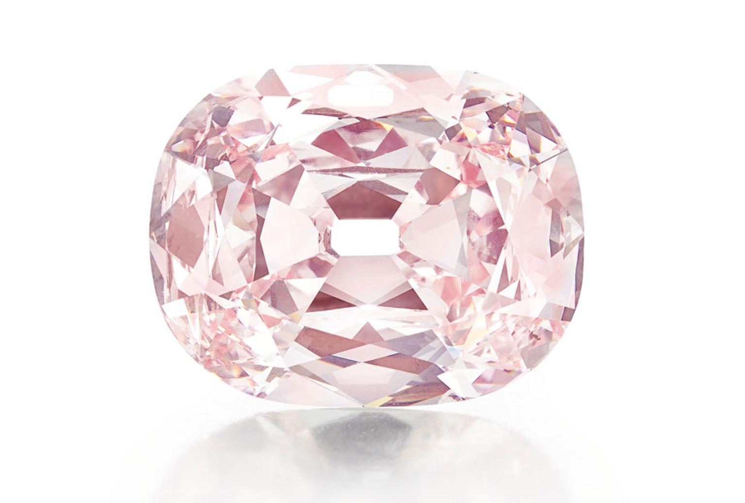 The 'Princie' pink diamond, a rare 34.65 carat pink diamond, was sold to an anonymous buyer for $39.3 million at Christie's New York in April 2013 - the highest price ever paid for a Golconda diamond at auction.