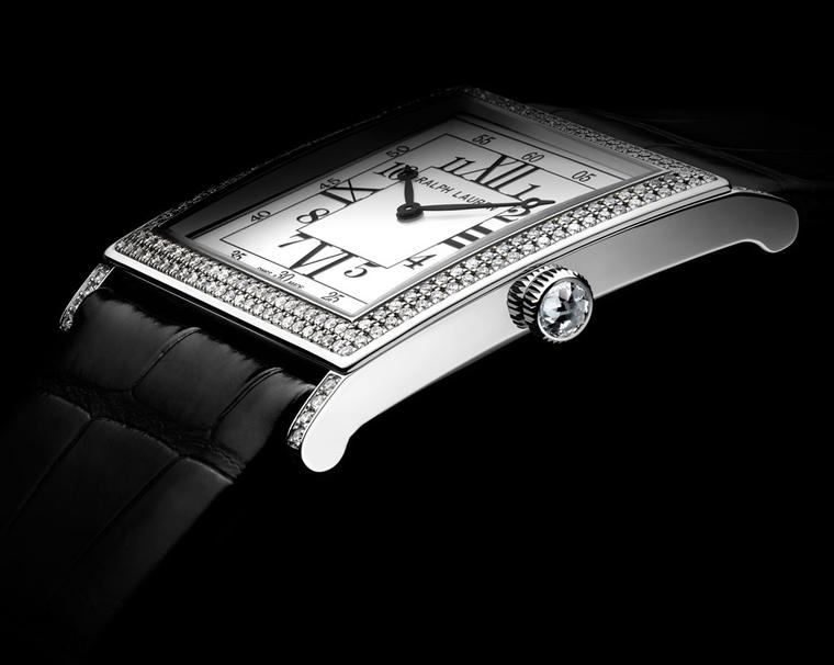Ralph Lauren. Slim Classique Collection. 867 Watch, two rows of diamonds. MAINPIC
