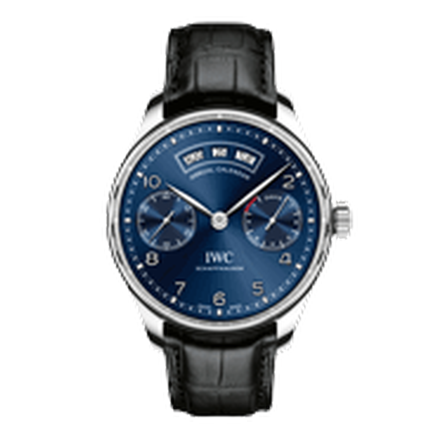 IWC Annual Calendar Blue Dial Thumb