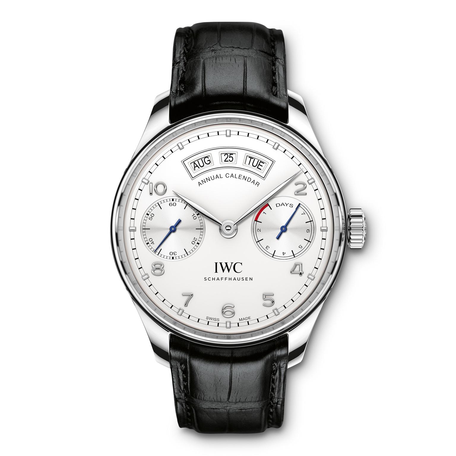 IWC Annual Calendar Steel Zoom