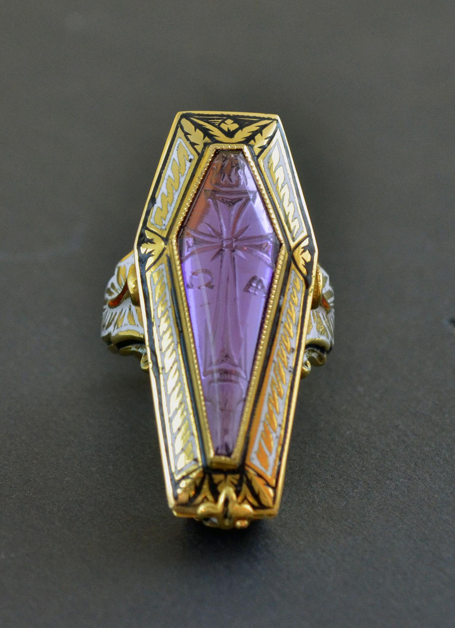 Attilio Codognato coffin ring 