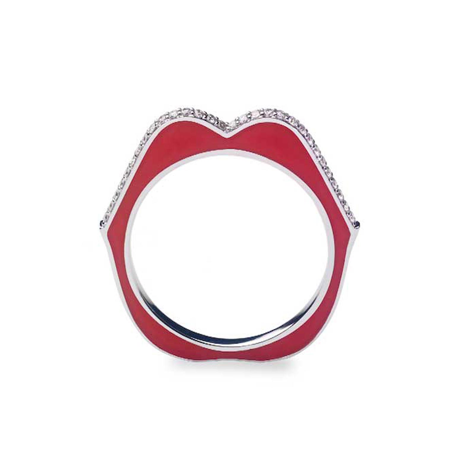 Raphael Canot Lips Ring Zoom