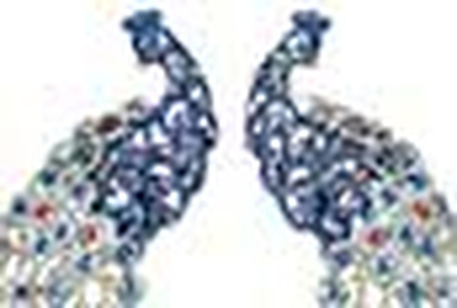 Chopard peacock earrings NL