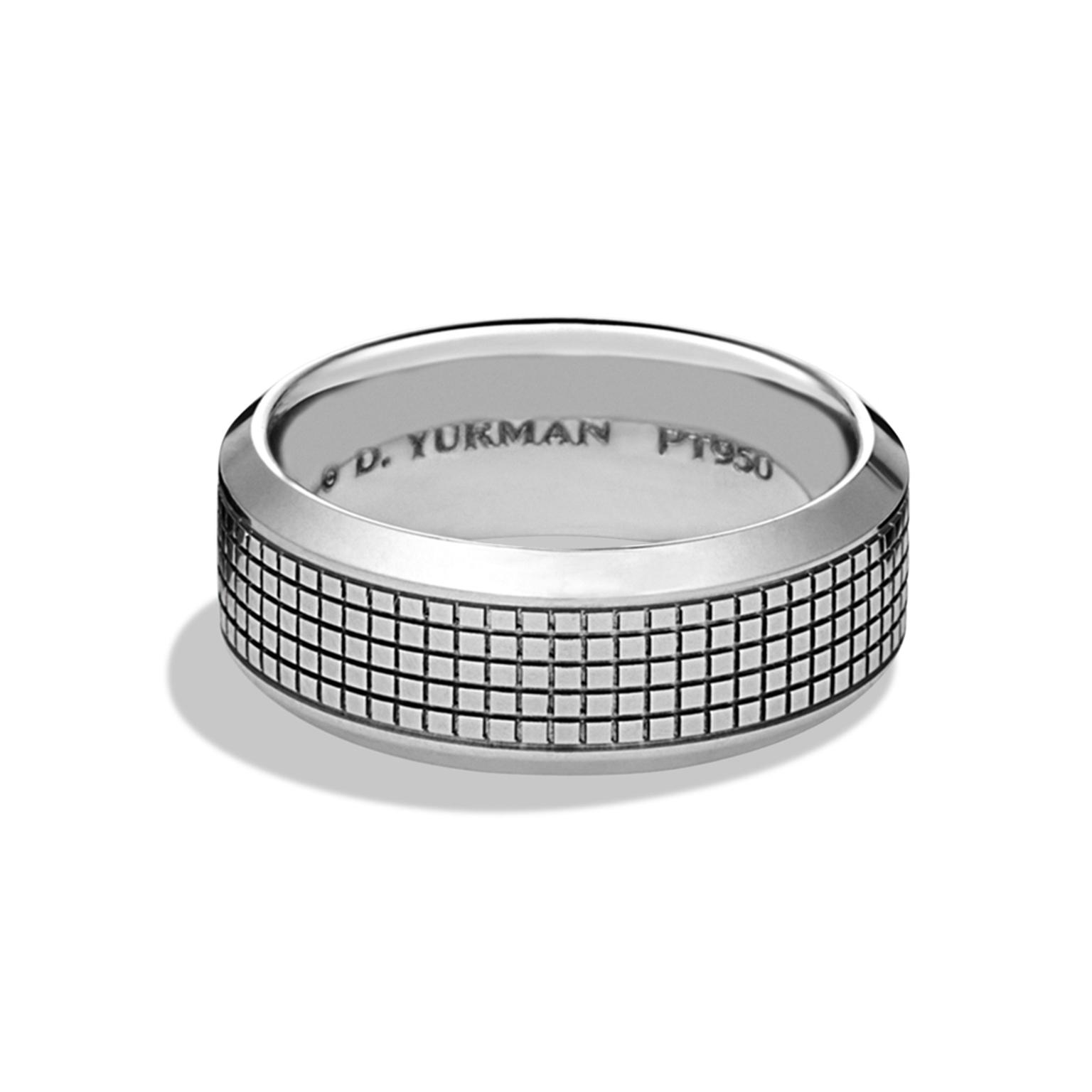 David yurman mens wedding bands clearance