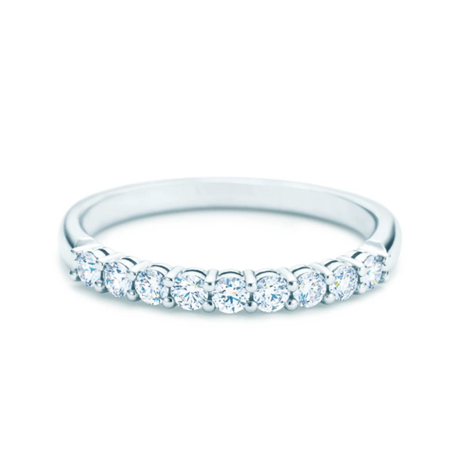 Tiffany Shared-setting Band Ring Main