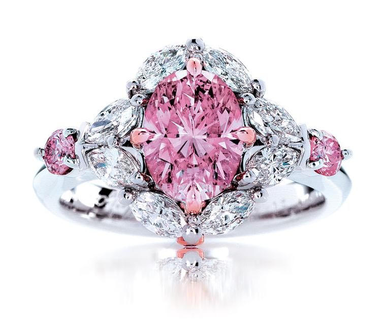 Calleija. My Fair Lady Rare. 1.55ct Fancy Intense Pink Natural Australian Argyle Pink Diamond Ring. POA