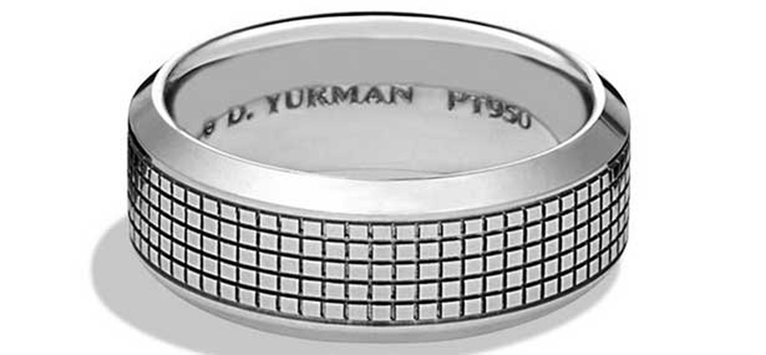 Platinum eternity ring for men