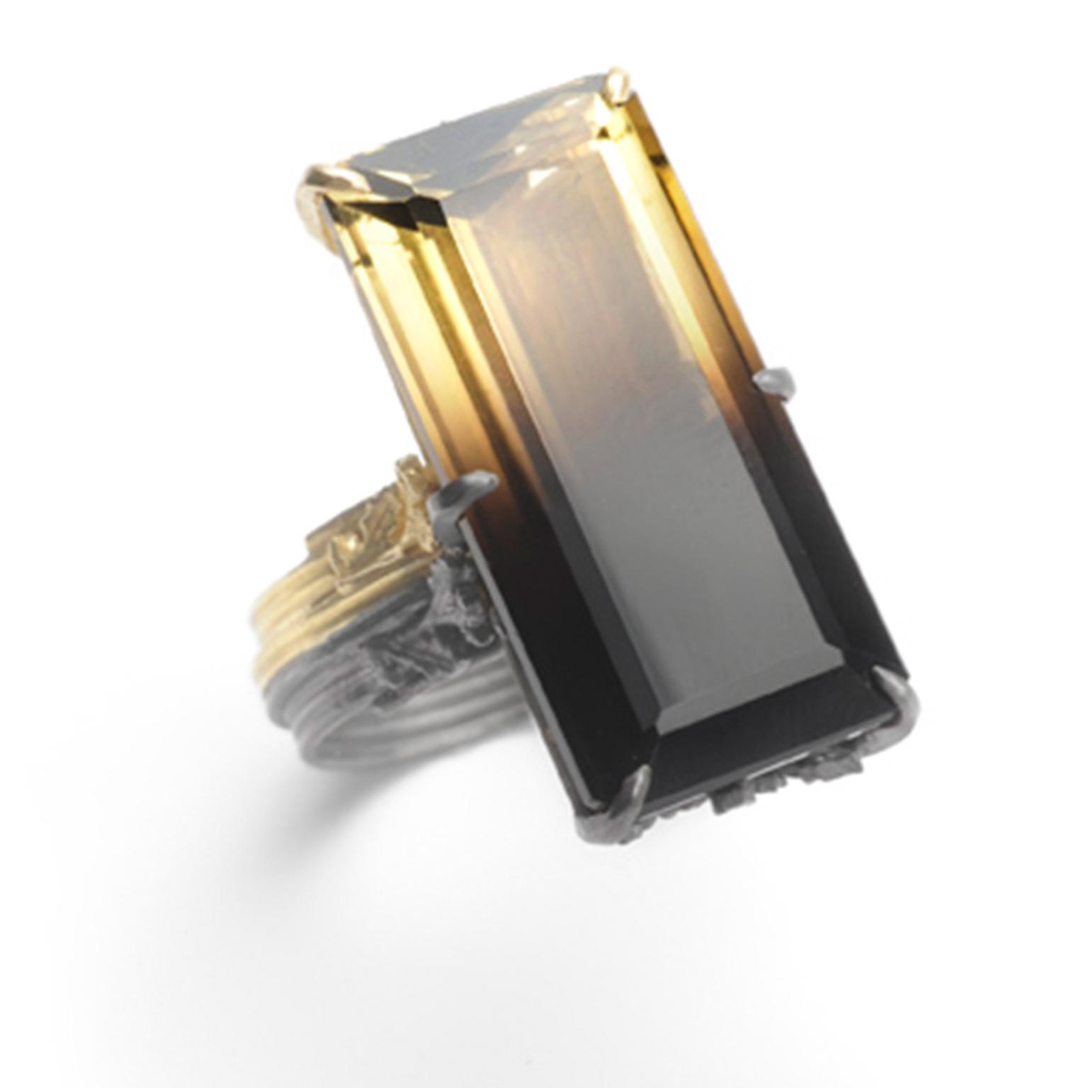 Beth Gilmour Citrine Ring Zoom