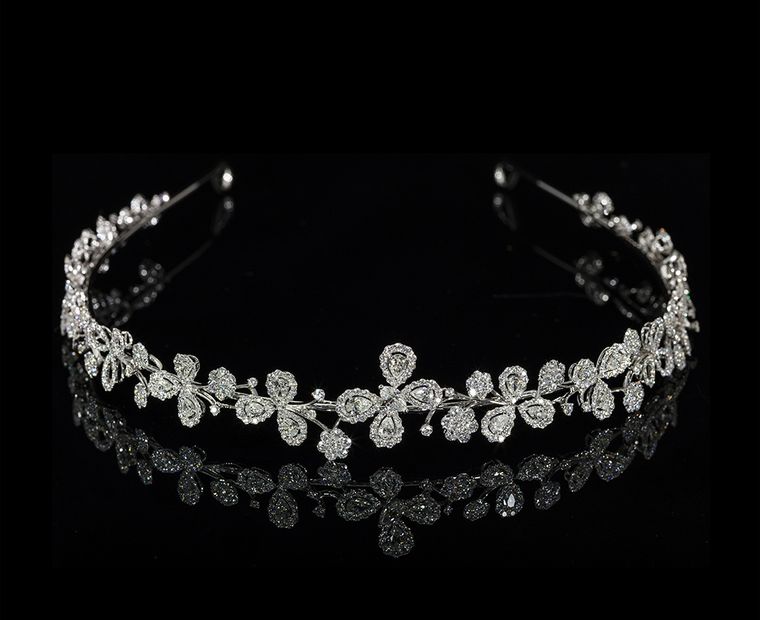 David Morris launches contemporary diamond headpieces for the modern bride