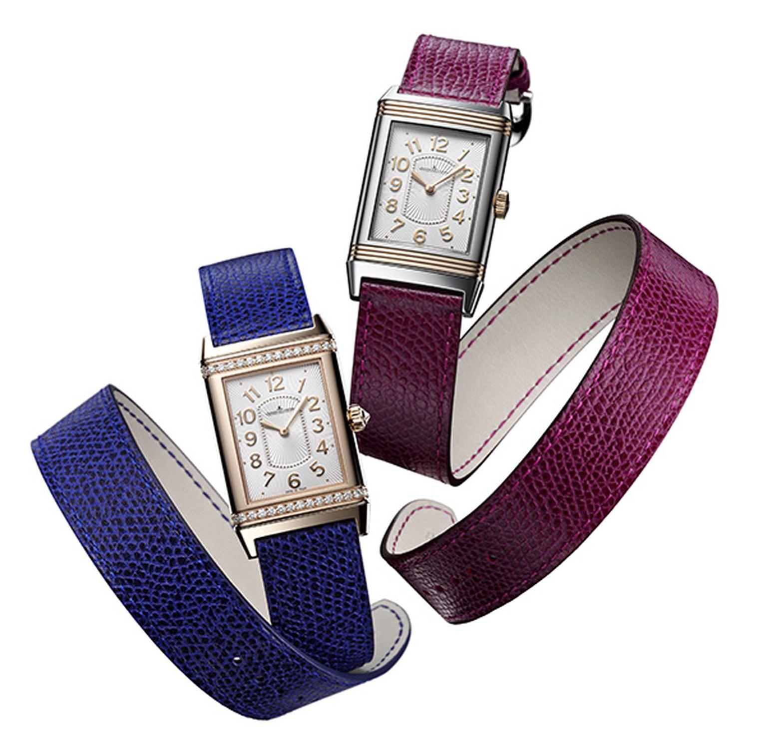 SIHH 2012 Jaeger-LeCoultre Reverso Lady Double Strap by Valextra