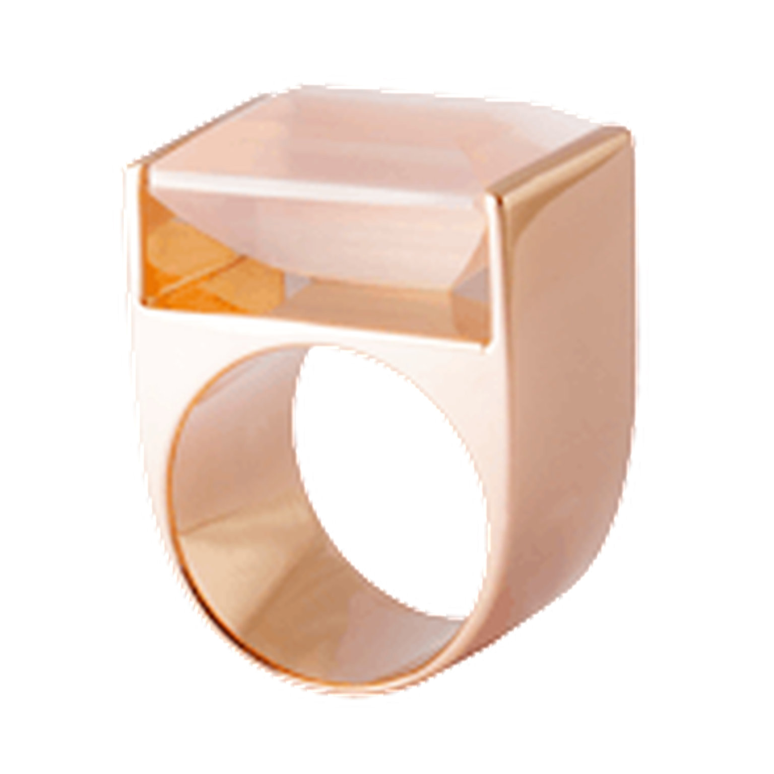 Kattri Quadrant Tall rose gold and rose quartz ring_thumb