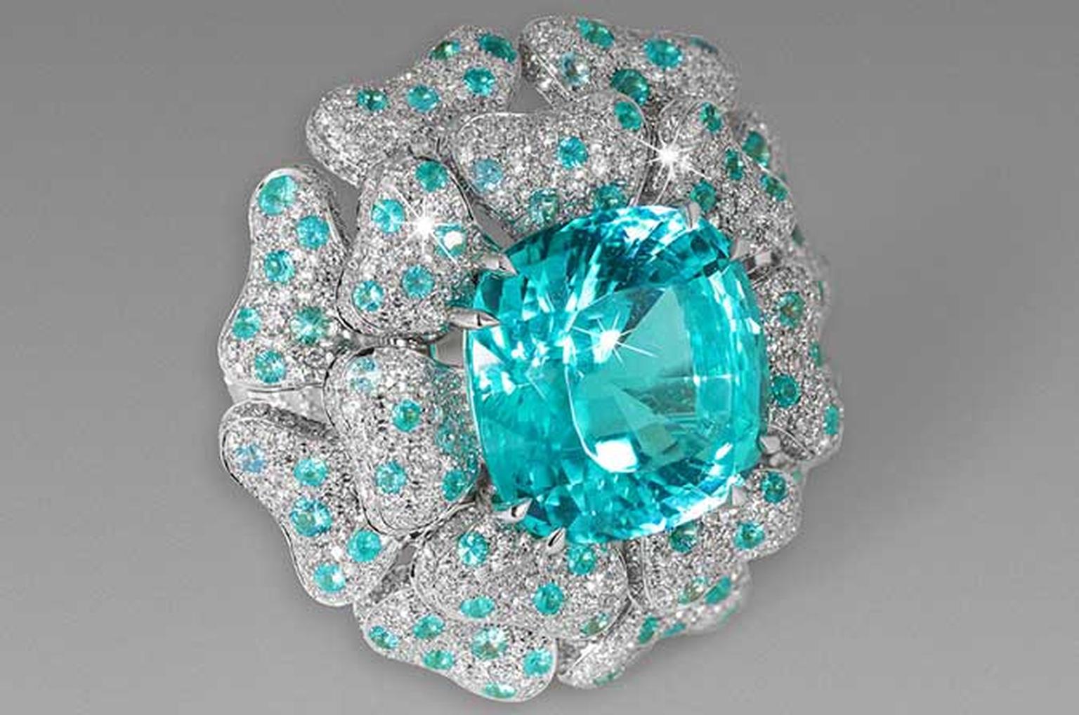 David Morris Paraiba tourmaline ring