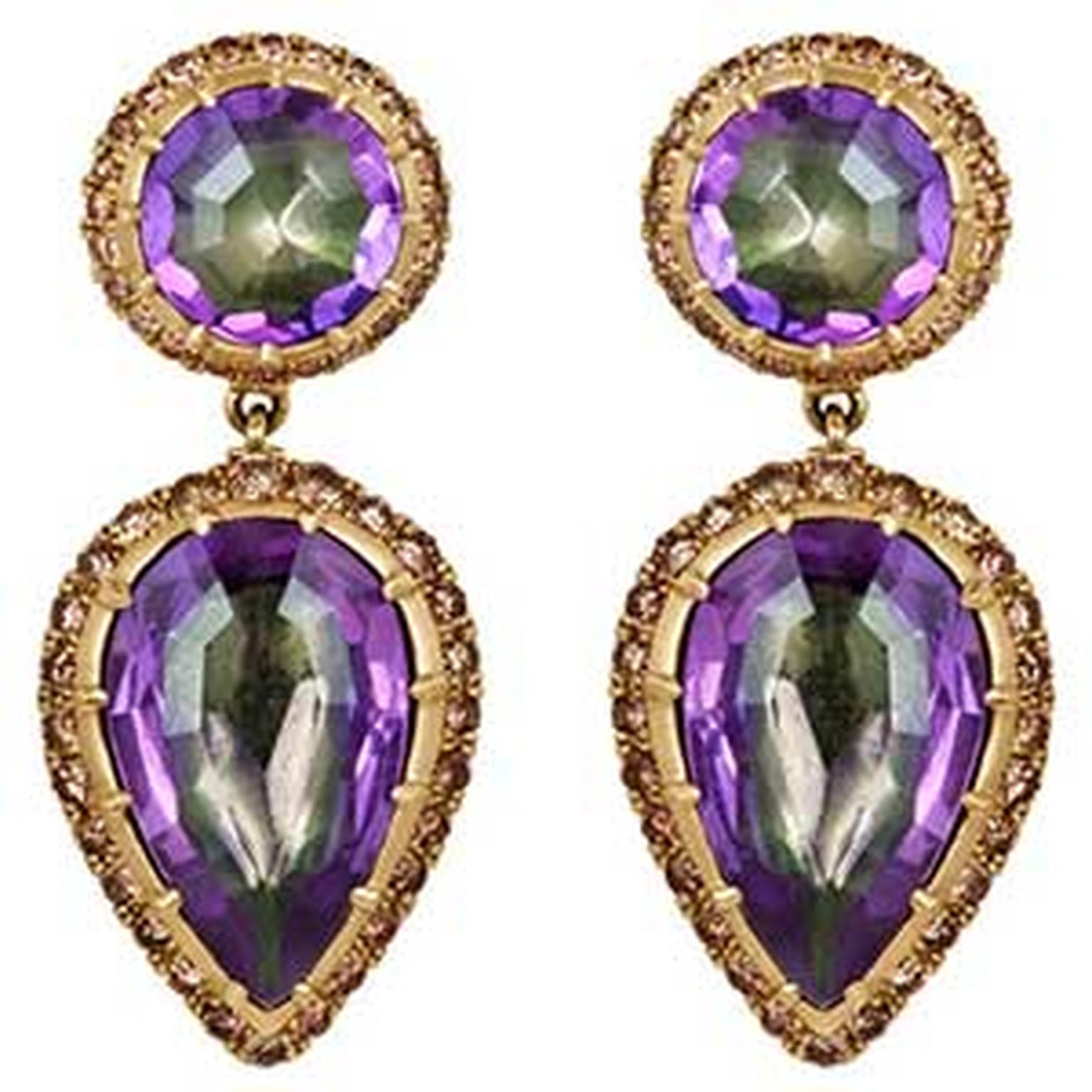 Larkspur -Hawk -earrings