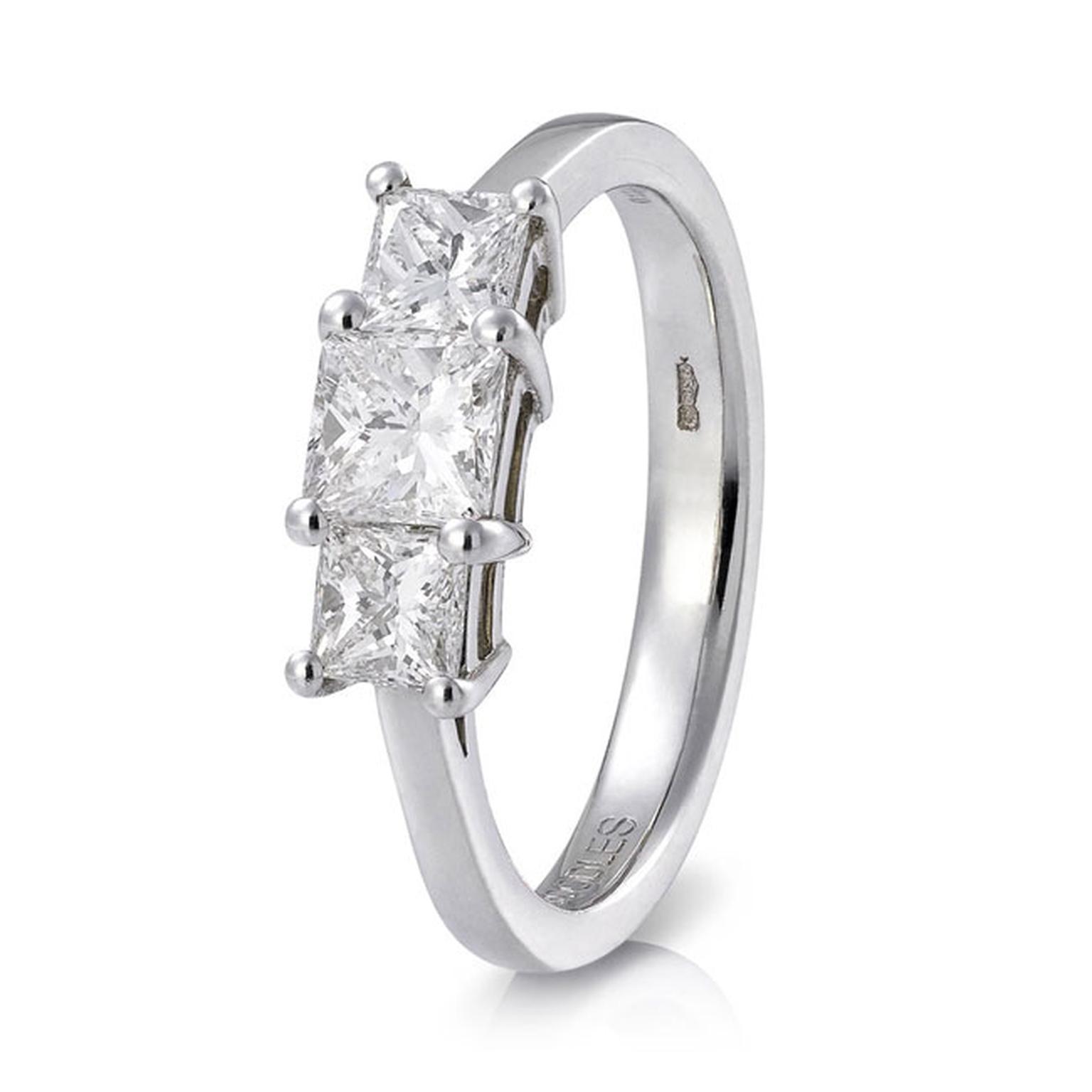 Boodles Triology radiant cut diamond ring_main