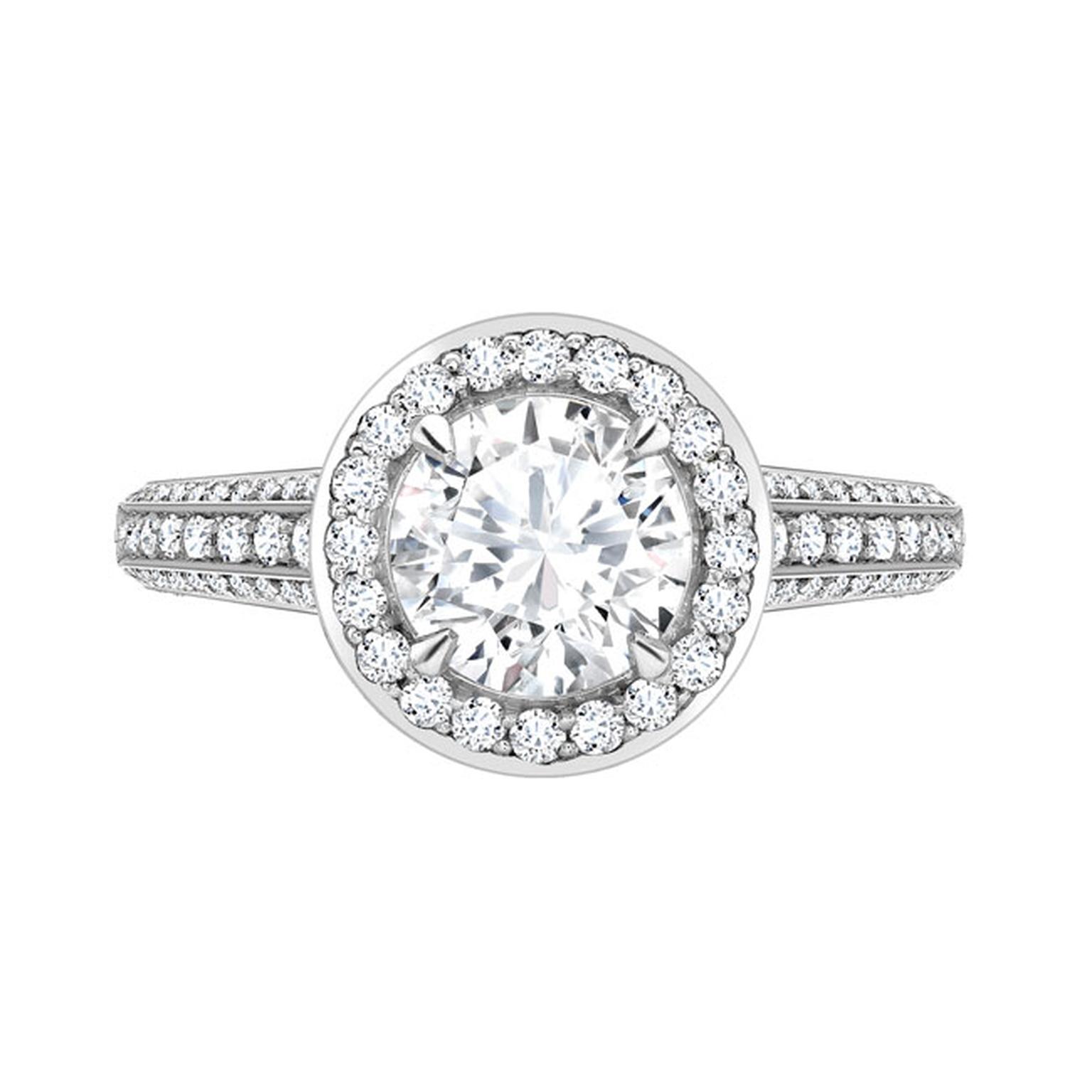 David Marshall Round Brilliant Cut Diamond Ring_main